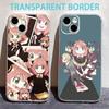 Spy x F-Family Phone Case For iPhone17,16,15,14,13,12,11 Plus,Pro Max Soft Transparent Cover