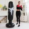 KO Style Boxing Punching Bag 160cm Inflatable Punching Stand Inflatable Boxing Bag Children