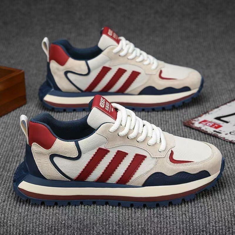 Весенняя и летняя повседневная обувь, модные туфли для пап, нескользящие, легкие, модные, универсальные, мужские туфли, популярная студенческая спортивная обувь