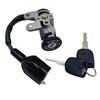 Bike Key Cylinder Kimco 50cc 139QMB 80CC GY6 Scooter Moped Motorcycle 5 Wire Ignition Switch Lock Key Set Ignition Key