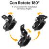 2pcs Motorcycle Spotlight Mount Clamp Bracket Aluminum Alloy LED Light Bar Tube Holder for Motorcycle Scooter Dirt Pit Bike SUV