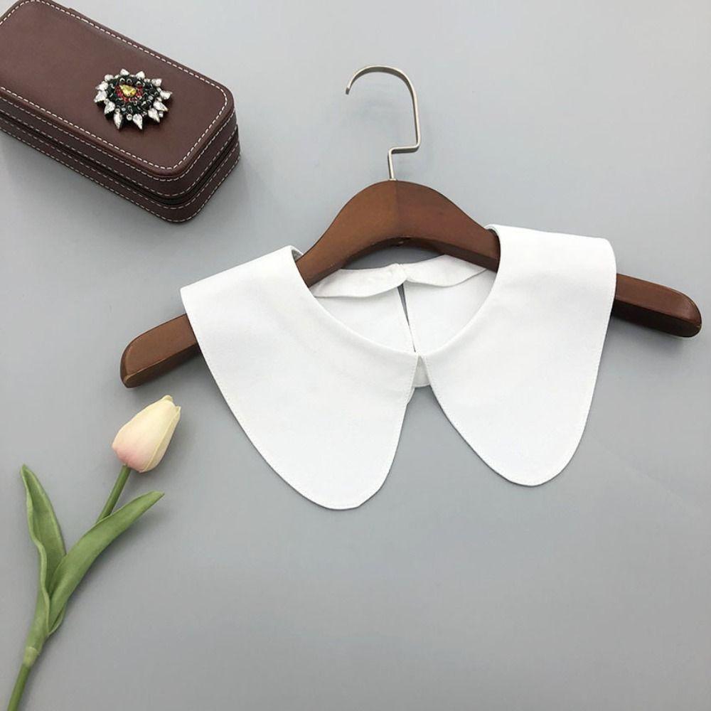 Cotton False Collar Versatile Detachable Collar Fashion Shirt Collar for Women Girls