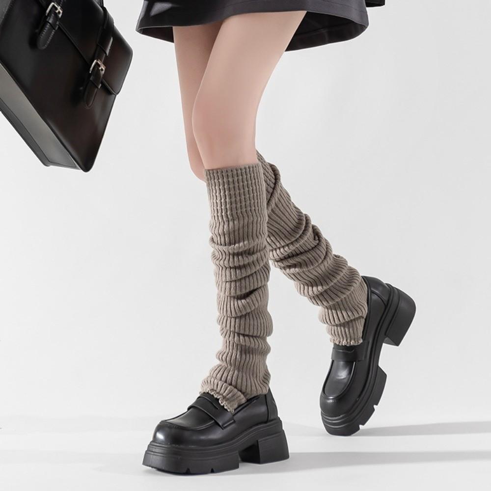 Knee High Long Foot Covers Foot Cover Pilates Yoga Knitted Socks Ballet Leg Warmers Gym Fitness