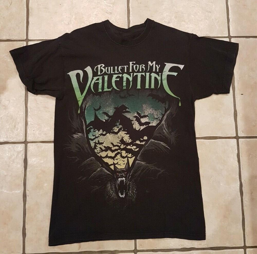 Футболка Bullet For My Valentine Scream Aim Tour Хлопок Унисекс S-4XL BO046 Унисекс Футболка