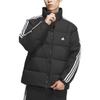 adidas Мужская пуховая куртка 3 полоски Черный JG8502