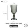 Exquisite Color Transparent Glass Wine Glasses for Home Use Premium Quality Wine Cups Nordic Style Pure Color Beverageware