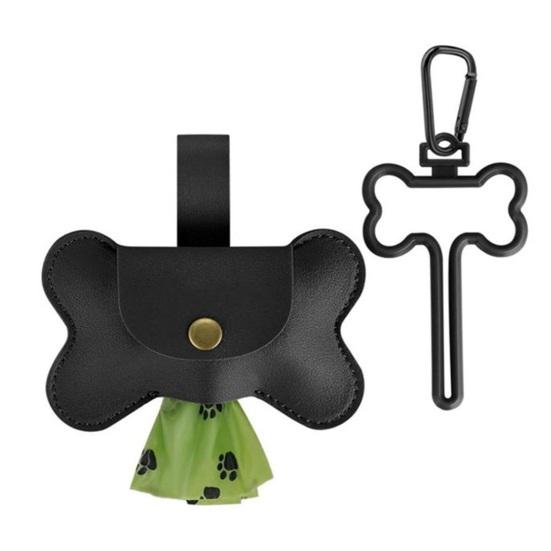 1 Set Pet Poop Bag Dispenser Convenient Dog Poop Pickup Bag Organizer Compact Pet Waste Bag Holder for Outdoor