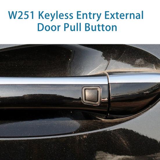 Дверная ручка, кнопка, прочная, хорошая прочность, устойчивая к истиранию W251, пластиковая крышка наружного датчика