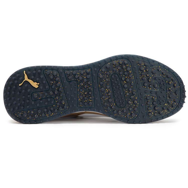Puma X Ptc Gs-Fast Низкие Гольф Кроссовки Мужские Кроссовки Золотой Белый 376501-01