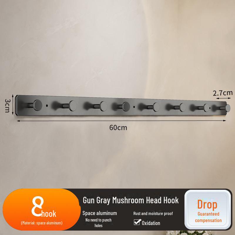 Крепкий настенный крючок для кухни и ванной комнаты - настенная и дверная вешалка без проколов для одежды