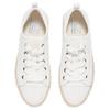 Skechers Кеды Bobs Sesame Удобные Универсальные Прочные Низкие Канвасовые Женские Сникеры Белые 114008-OFWT