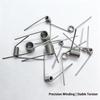 10pcs 1.4mm Wire 304 Stainless Steel Right-Hand Torsion Spring 3/6/9 Coils 60-180 Degree Corrosion Resistant Torsion Spring