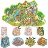 DIY Miniature Scene 3D Stickers Decorative Landscape Notebook Sticker New Visual Stacking Sticker
