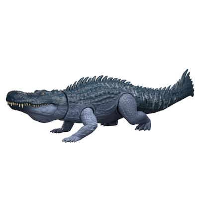 Mattel Мир Юрского периода Большая фигурка Пурусзавра для детей Динозавр Возраст 4 и JGB94 Действие! Игрушка, Длина Прибл.. 37см, Вверх, Синий,