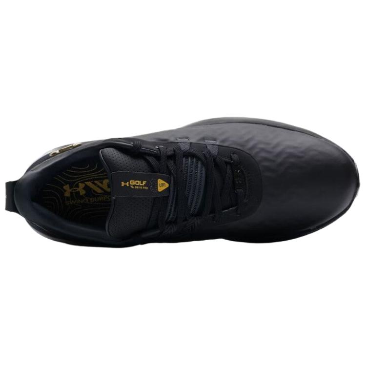 Under Armour Drive Pro Клон Удобные Прочные Дышащие Износостойкие Низкие Мужские Кроссовки для Гольфа Черный 6006116-001