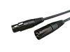 Black Microphone Extension Cord, 30m