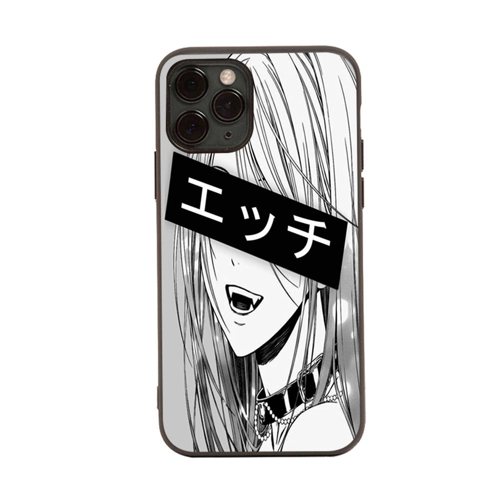 Чехол WD18 Girl AnimeBlack Sofe для Xiaomi Poco X6 X4 M5 M6 F5 F6 C65 C55 C50 C51 C40 Pro Redmi 14C A3X 13C 12C 11T 10A 9C Note 7 6 8A Plus