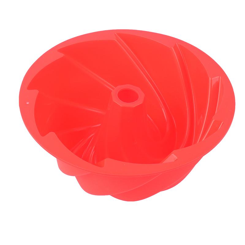 1Pc 3D Large Spiral Shape Silicone Cake Pan Mould Diy Pastry Shop Bakeware Mold Baking Tools Cyclone Shape Cake Mould