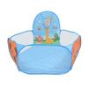 Folding Children's Ball Pit Tent with Basketball Hoop, Portable Playpen for Toddlers' Imaginative Play, Balls Not Included