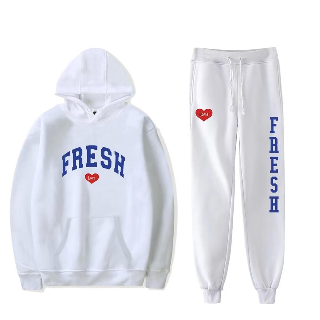 Американская ретро минималистичная спортивная толстовка с буквенным принтом, осенне-зимняя флисовая утепленная куртка с капюшоном, повседневный комплект