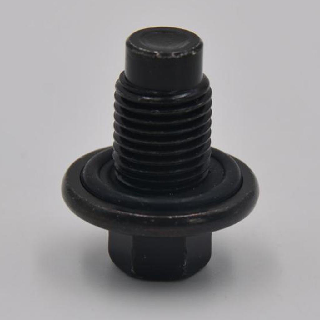 Oil Drain Plug Screw Black M14x1.5mm Metal Sump Pan Bolt Car Maintenance for Ford KA Fusion C-max
