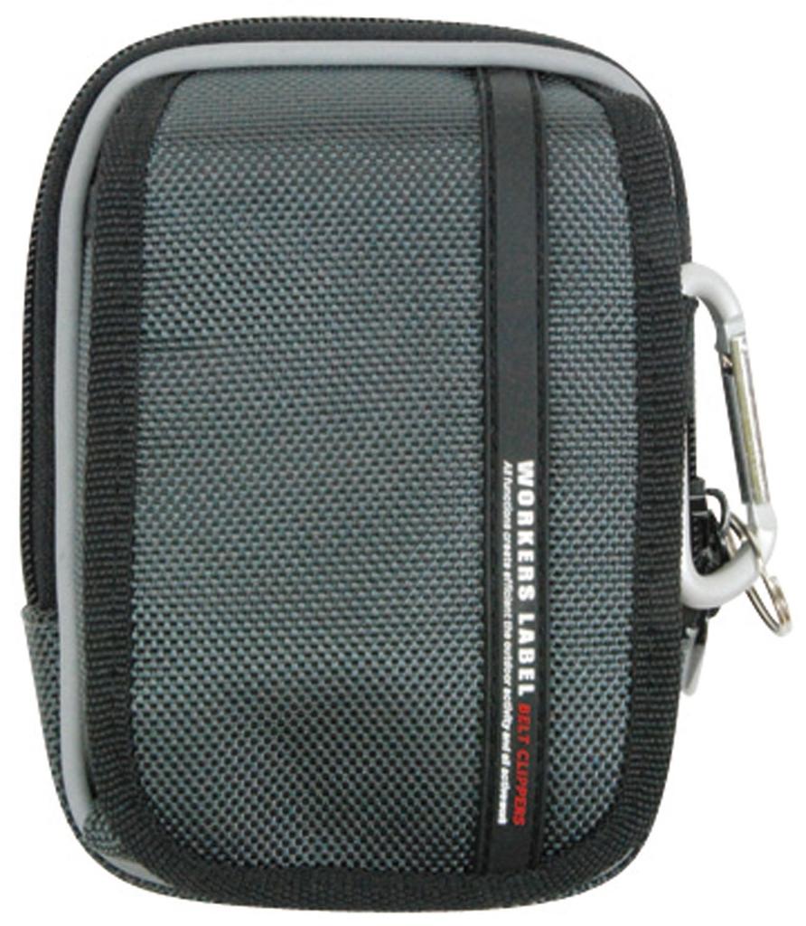 Bouken Club CL6 Belt Clip Accessory Case with Reflective Black Pouch, Line,