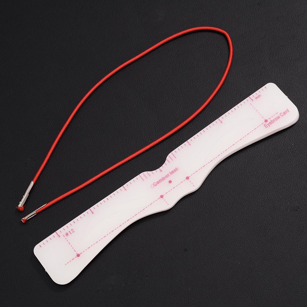 «Инструмент для рисования бровей для начинающих»: Силиконовая цельная карточка с креплением на голову с 12 стилями"