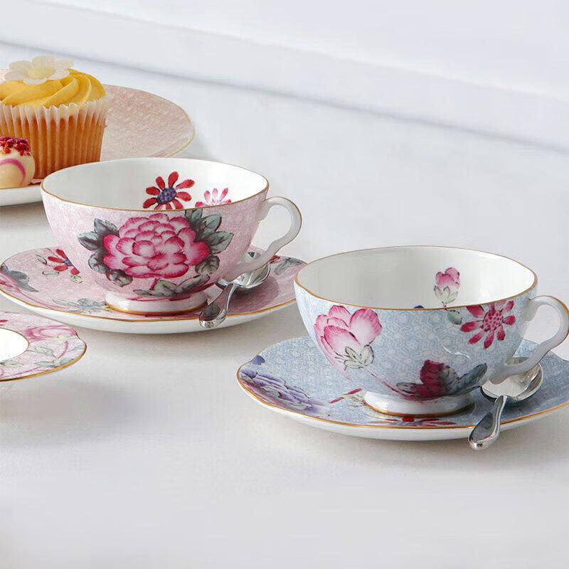 Wedgwood Azalea Teacup and Saucer Set