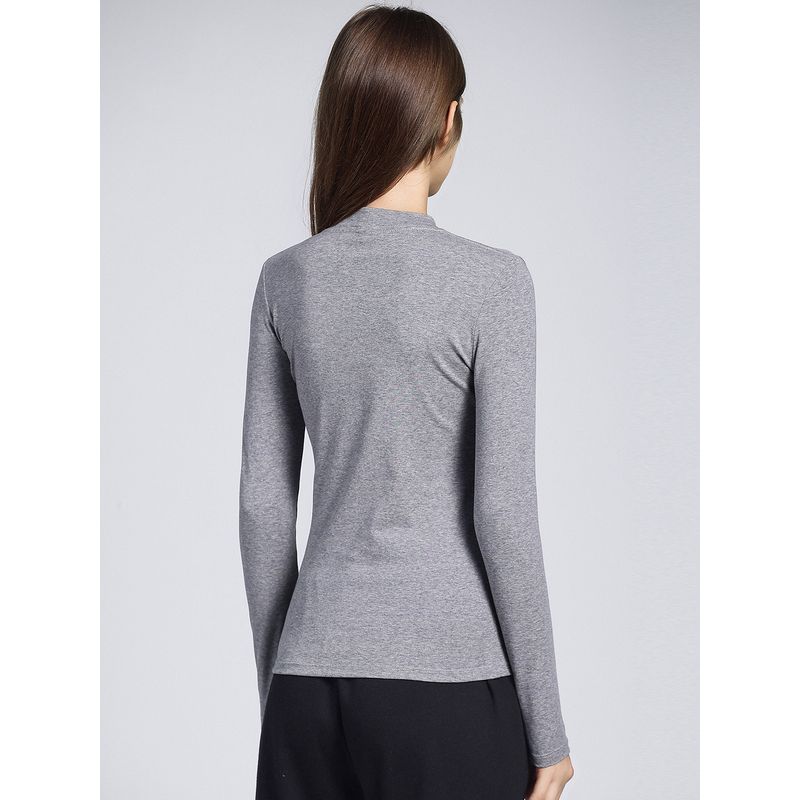 Base Shirt Women's Autumn Clothing Fashionable New Fashion 2025 Long Sleeves Base Shirt Pure Cotton Slim Looking T-shirt Round Neck Tops Tide