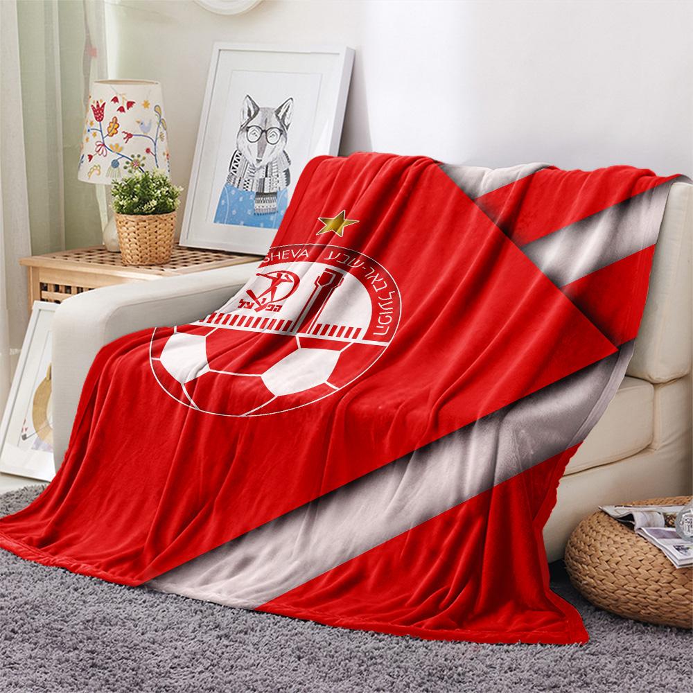 Bnei Brak Workers Football Club  Print Flannel Blanket, High quality Comfortable for All Seasons, Home Decor, Warmth and Comfort