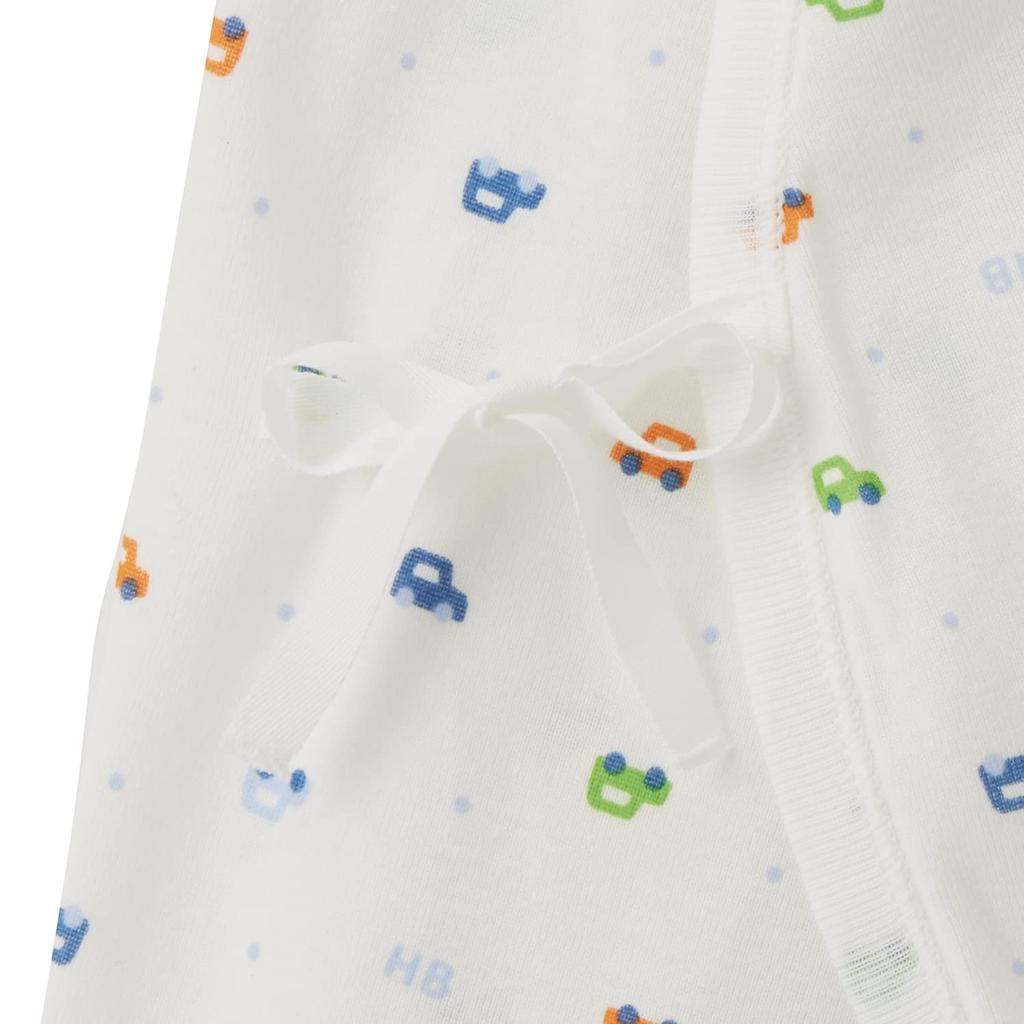 Miki House Hot Biscuits Combi Boys and Baby Undershirt, Girls, Newborn, Clothes, Blue, 50cm, 70-2309-492