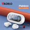 VAORLO Ear Clip Air Conduction Earphone Noise Reduction True Wireless 5.2 Bluetooth Earphone Digital Display Touch Business Headset