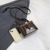 Модные ретро женские сумки через плечо однотонный ремешок из ПУ большая вместимость внутренний карман водонепроницаемая сумка через плечо для повседневного использования
