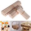 10/50Pcs Pine Round Wooden Rods Counting Sticks Educational Toys  Durable Dowel For Building Model Woodworking DIY Crafts Tools