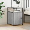 VidaXL Bedside Table Sonoma Grey 40x42x60 Cm Engineered Wood 826039