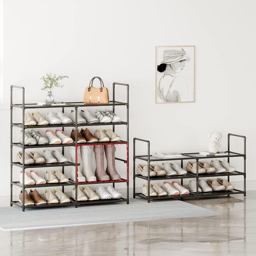 Multi-layer DIY Shoe Rack Assembly Shoes Rack Multipurpose Storage Cabinet Shoe Racks Large Capacity Corridor Save Space