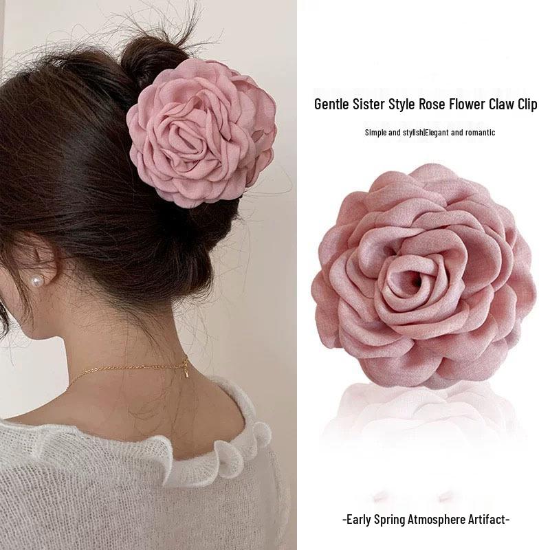 Заколка для волос в корейском стиле с бантом в горошек - Элегантная и универсальная