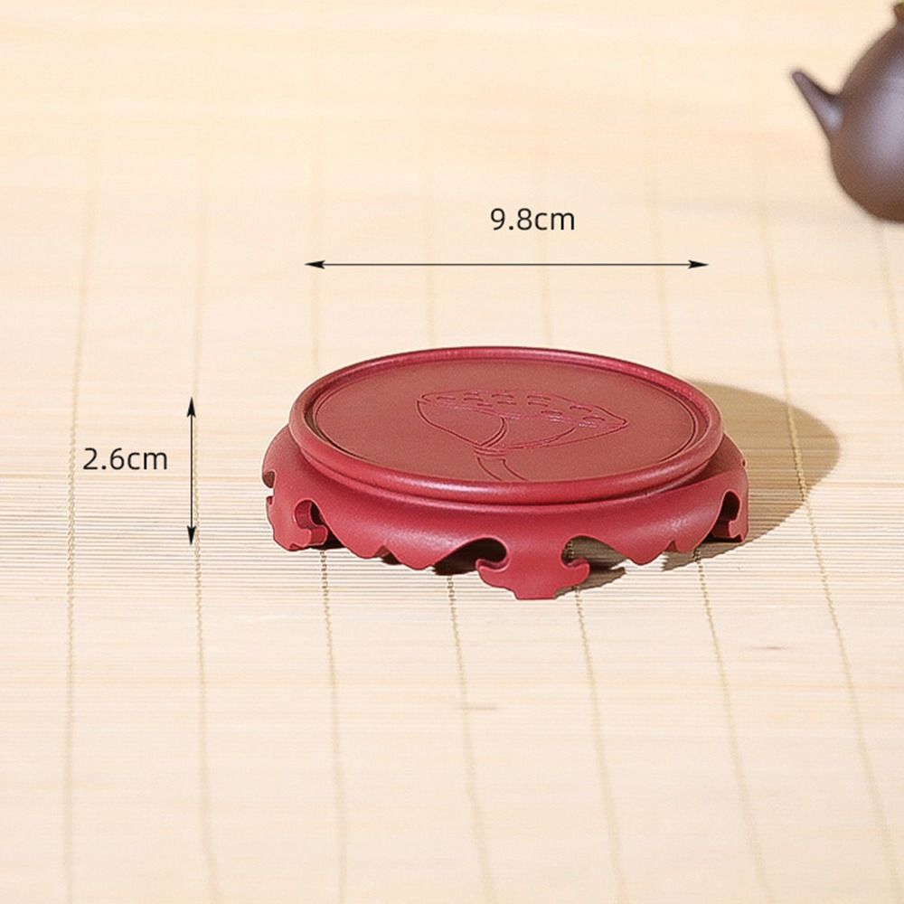 Однотонный поднос для цветочного горшка Круглая подставка для украшения аквариума Новая подставка для горшечного растения Дом
