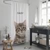 Custom Pet Photo Shower Curtain - Dog & Cat Bath Decor For Unique Bathtub Curtains