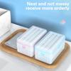 Multifunctional Soap Box with Sponge Rollers Rub-free Spring Quick Drain Shower Laundry Soap Holder Saver Laundry Tools Bathroom Supplies
