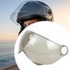 Motorbike Helmet Visor Lens Windproof Durable Replacement Lens Anti Scratch for Outdoor Motorcycle Helmet Visor Wind Shade Part