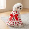 Lightweight Dog Dress Breathable Cat Apparel Flexible Princess Outfit  Casual Travel