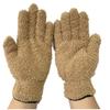 1 Pair Cleaning Gloves Microfiber Coral Fleece Car Grooming Gloves Solid Five Finger Dust Removal Housework Absorbent Gloves