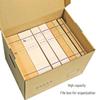 Gelite Kraft Paper File Storage Boxes (5-Pack)
