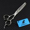 Sharp 6.0 Hair Scissors Double Sided Teeth Hair Removal 15% Barber Scissors Hairdressing Shears Salon Hair Thinning Scissors