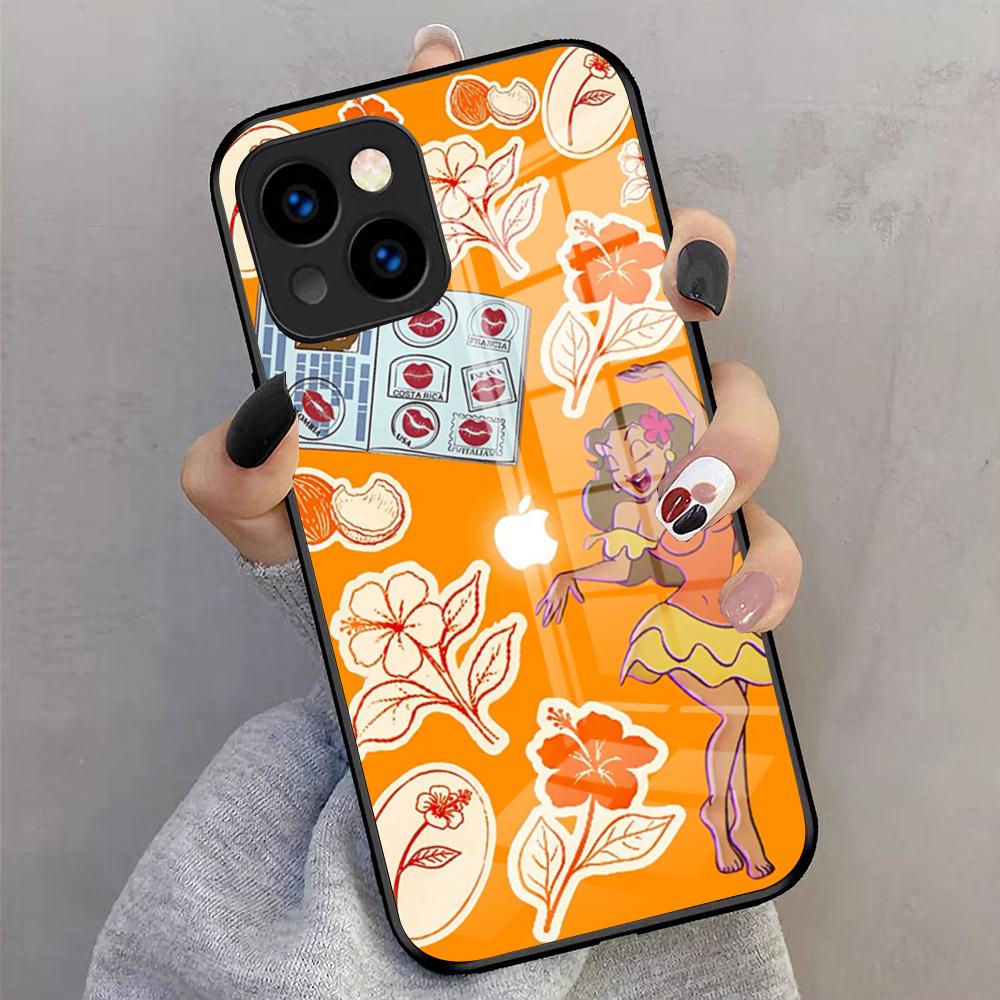 Чехол для телефона K-karol-G-Tropicoqueta Для IPhone 17 Pro Max 16 15 14 Pro Max 13 11 X Xs Xr 8 7Plus Стеклянная крышка