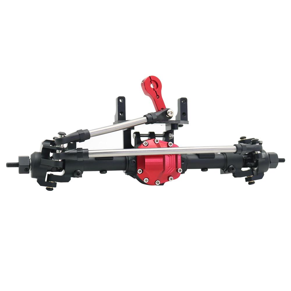 Комплект передней и задней оси SCX10 II из алюминиевого сплава с ЧПУ 30T/8T для 1/10 RC Crawler Axial AR44 90047 90046 AX90060 Builders Kit Upgrade