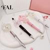 Acrylic Beaded Pen Set Ballpoint Set, with Clear Pens And Cute Beads, Easy Assembly Making Kit Smooth Writing Pens, Stylish DIY Craft Kit, for