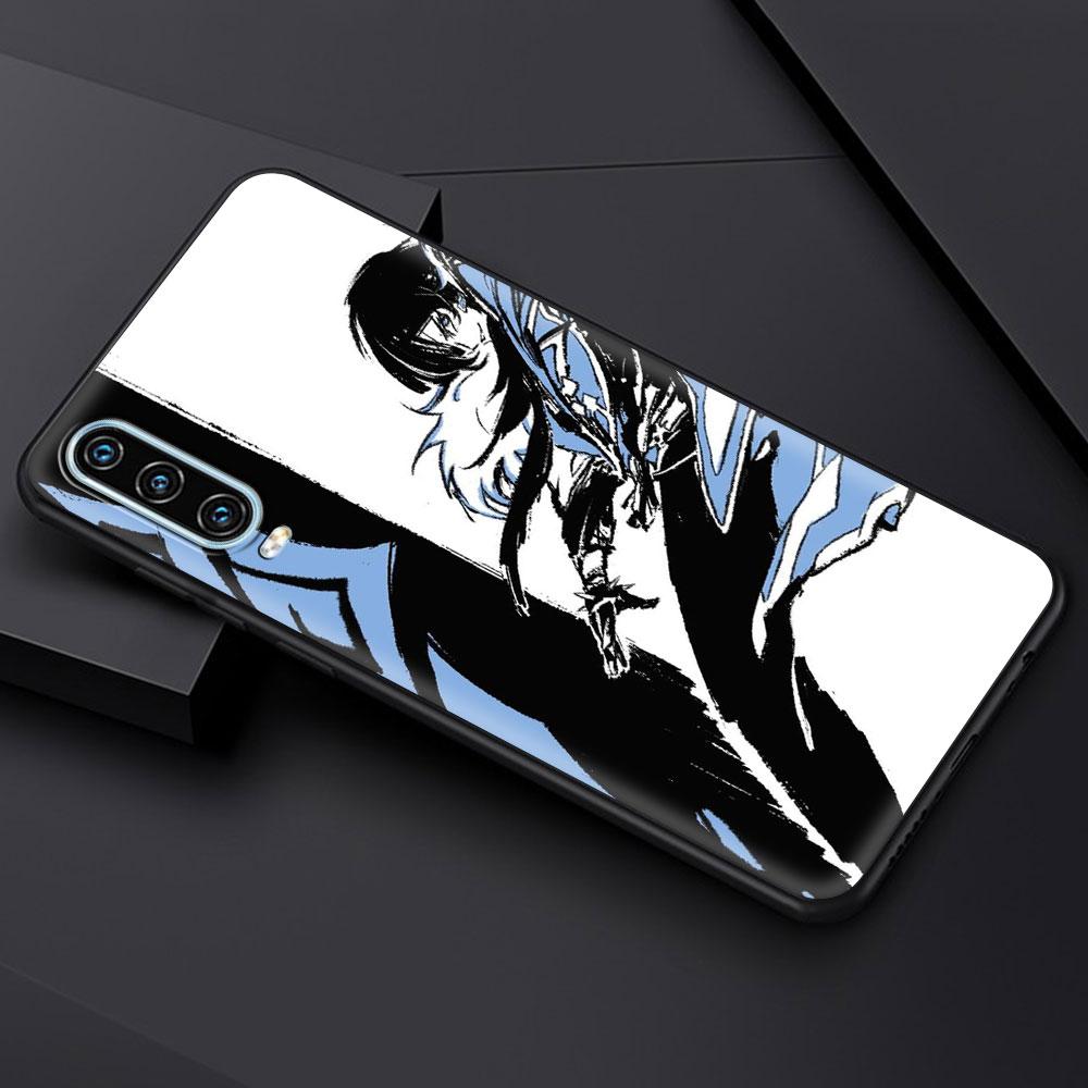 Чехол для телефона Genshin Impact черно-белый Для Huawei P30 Lite P50 Pro P20 P40 Lite E P Smart Z 2021 Y7 Y9 2019 Y6p Y9s Y7a