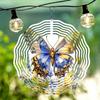 Colorful Butterfly Flower Metal Wind Chime for Outdoor Garden Patio Balcony Decoration No Battery Needed Durable Indoor Outdoor Decor